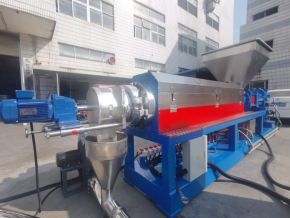 SJS series counter-rotating twin-shaft extrusion granulation unit